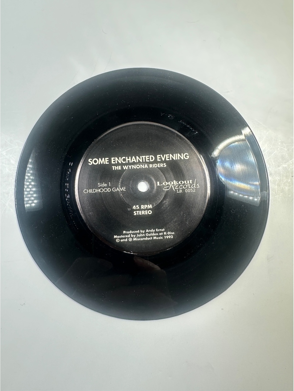 The Wynona Riders Some Enchanted Evening 7” Punk Vinyl 45 RPM Rare 1992